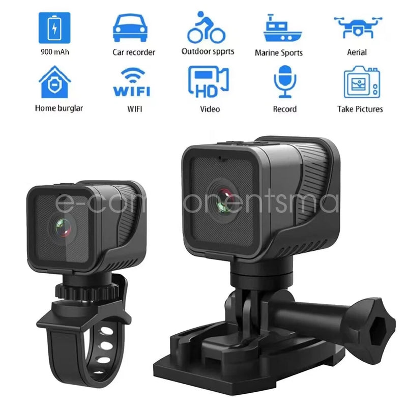 0-128G Mini 1080P Wifi Sports Camera DVR Motor Bike Motor Cycle Action Cam Video
