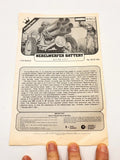 Nebelwerfer Battery model kit instruction sheet, Aurora/ESCI, paper booklet