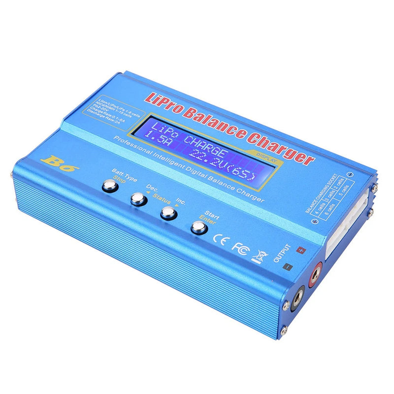 80W 6A Lipo Battery Balance Charger Discharger For LiPo Li-ion Li-Fe LiHV B ZOUS Battery