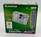 Fujifilm FinePix  A202 2.0MP Digital Camera - Silver TESTED WORKING