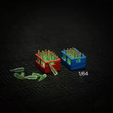 1/64  miniature model a basket of beer fit 1:64 car  Hand paint diorama