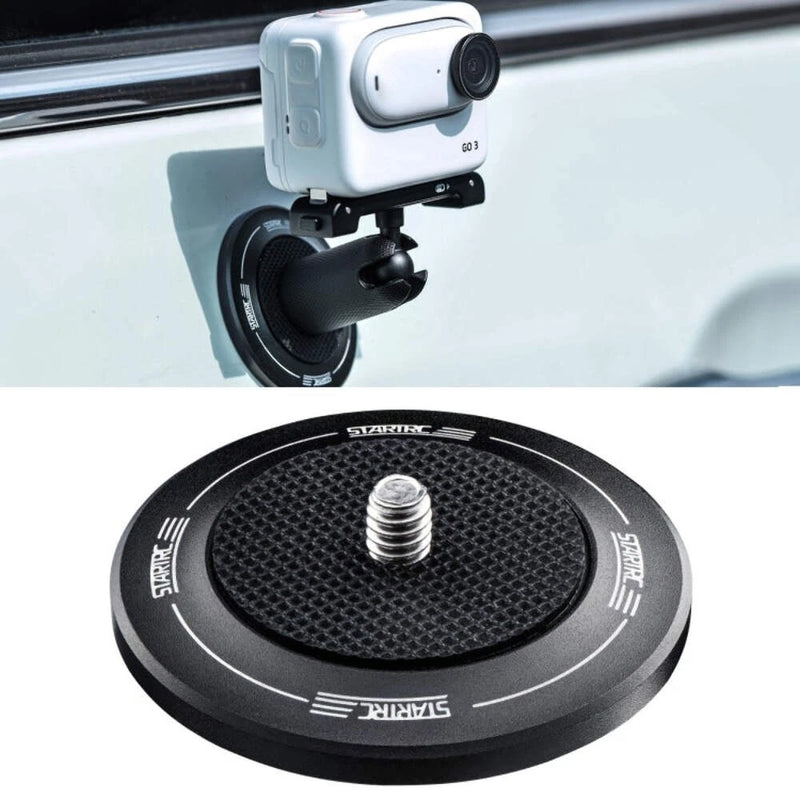 STARTRC magnetic base with 1/4 screw interface for camera mounting
