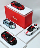 ART model 1:64 Ferrari SF90 supercar limited resin car model collection