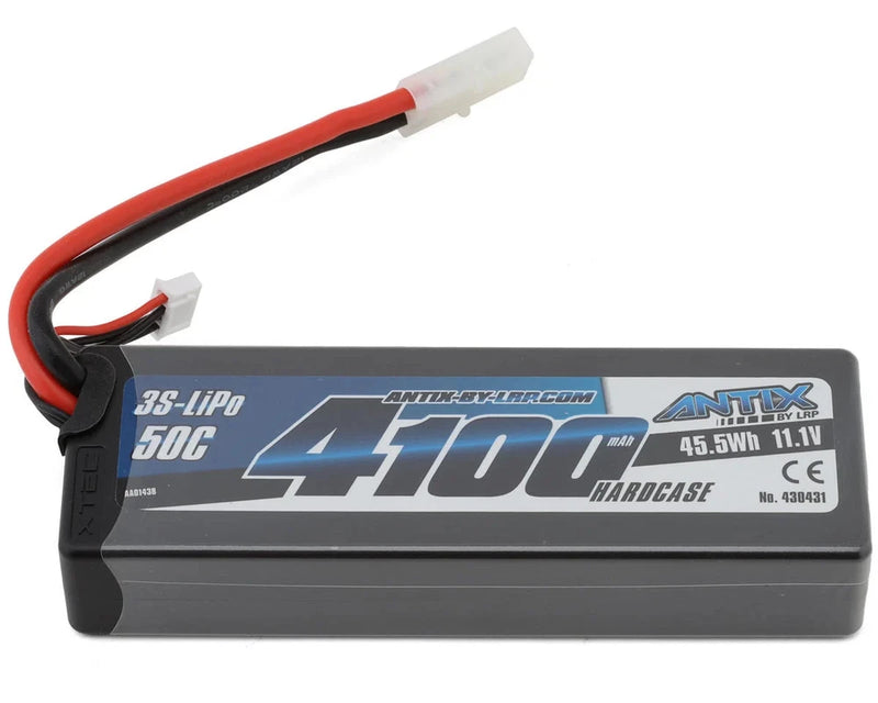 LRP Antix 3S LiPo Hardcase Battery?50C (11.1V/4100mAh) w/Tamiya Connector Battery