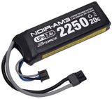 Noir AM3 LiPo 7.4V 2250mAh Mini S compatible size Next generation connector spec