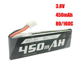 80C/160C HV 450mah 1S Lipo Batteryfor EMAX Tinyhawk / Nanohawk X RC Racing Drone Battery