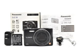 Panasonic LUMIX DMC-SZ8 Black Compact Digital Camera Tested Excellent Condition