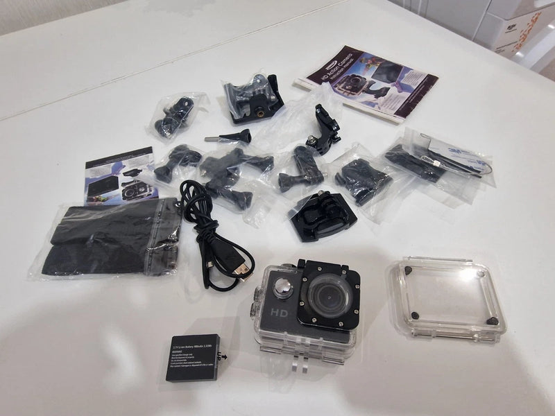 Zennox HD Wifi Action Camera and accessories And 8gb Micro Memory Card. DB