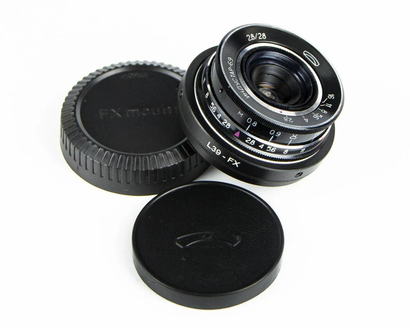 USSR INDUSTAR-69 Lens 28mm f/2.8 Wide Angle M39 for Fujifilm FX