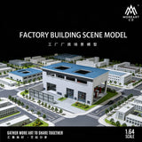 Diorama 1/64 Car Garage Model LED Street American Factory Building Scene Gift US