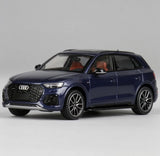 JKM 1:64 Blue Q5L City SUV Sports Model Diecast Metal Car