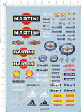 Universal logo advertising sponsor Sports Racing car model Kit Water slide Decal
