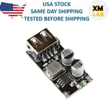 24W USB QC 3.0 Fast Charge Step-down Buck Module Power 12V 24V DC Input