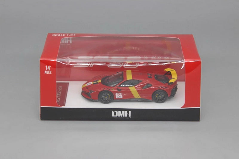 DMH 1/64 Scale Ferrari SF90 XX Stradale Red Diecast Car Model Toy Gift