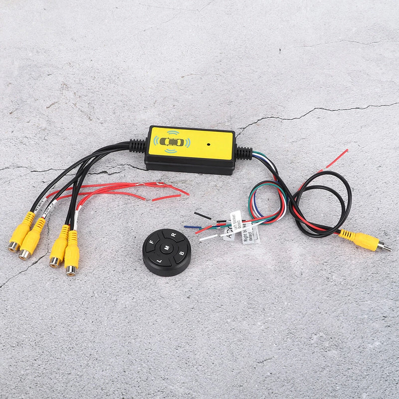 4 Input 1 Output Switch Video System Intelligent Car Video Switcher Converter