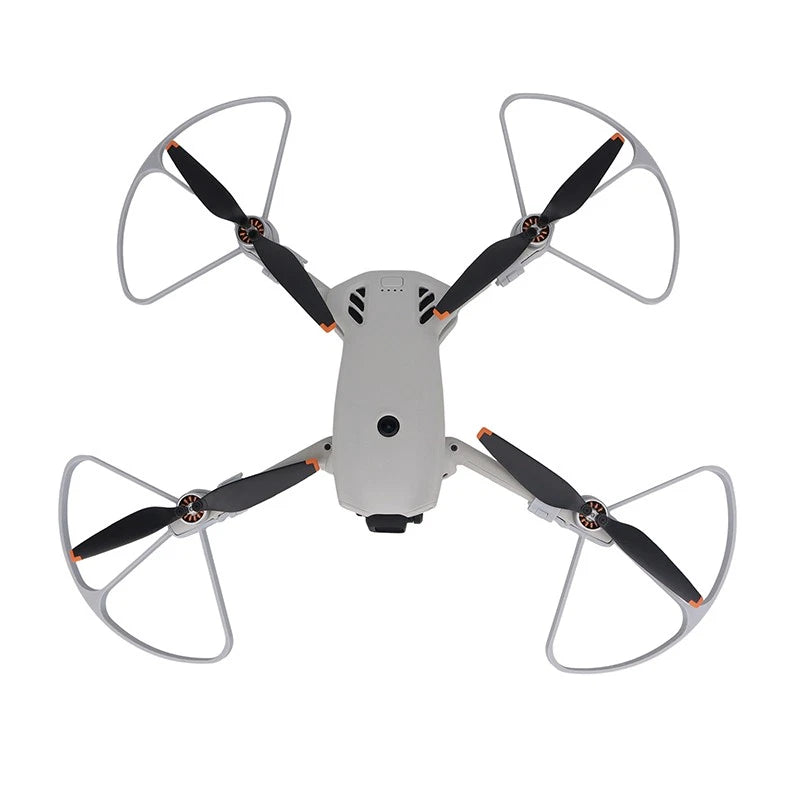 Drone propeller guard set with bumper rings, four-ring protection for propellers