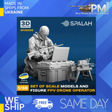 SPALAH 29335 1/35 Set of scale models and figure FPV drone operator