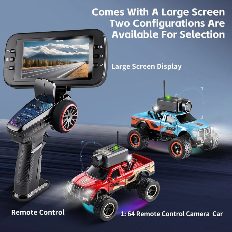 Wltoys 6407 1/64 FPV RC Camera Car High-Speed Drift Racing Car With App Control
