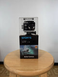 4K Ultra HD Waterproof Action Camera - Black