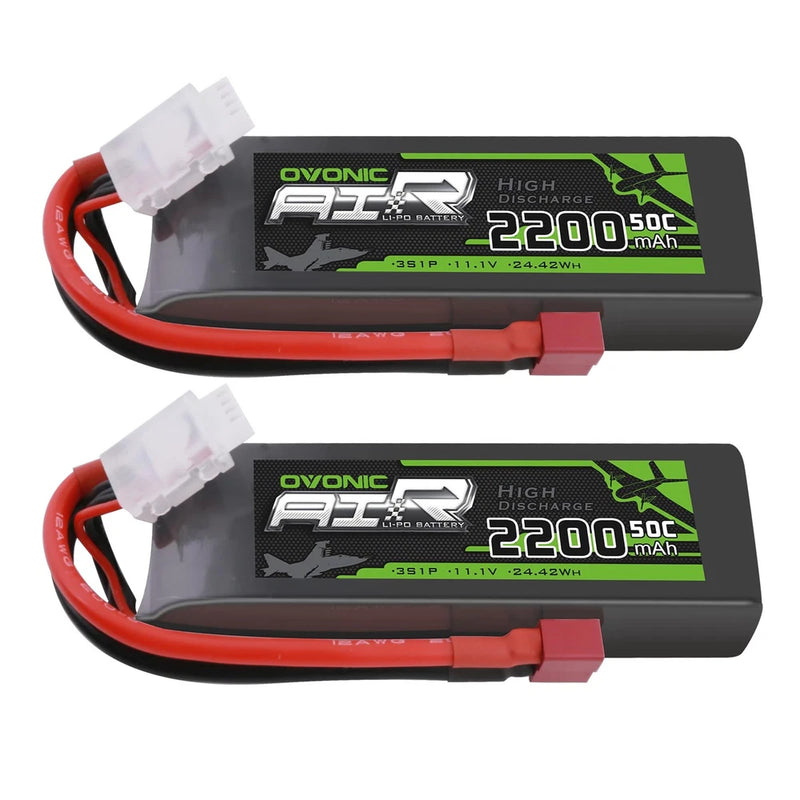 OVONIC 3S Lipo Battery 50C 2200mAh 11.1V Lipo Battery with Dean-Style T Conne... Battery