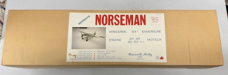 Unionville Hobby Noorduyn Norseman 63?? span RC Scale Bush Plane Kit DISCONTINUED