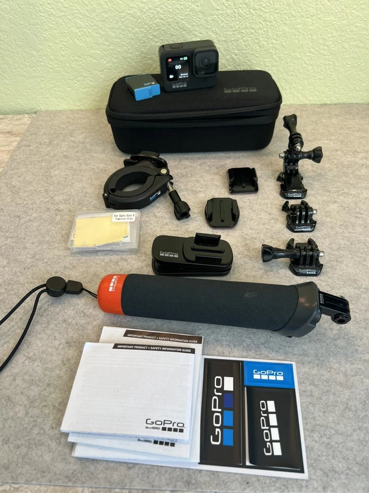 GoPro HERO9 Black. With 2 Batteries, Case, And Accessories. No Scratches/damage
