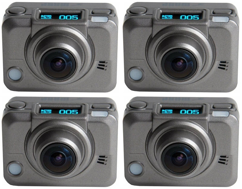 4 WASP Cam 9900 Action Sports Camcorder Camera WiFi w/ Wrist Controllers BUNDLE