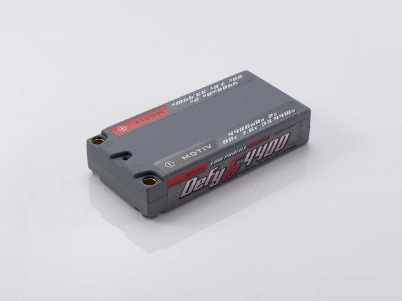 Motiv Low Profile Grey Graphene 4400mah 2S LP SHORTY Lipo Battery MOV2038