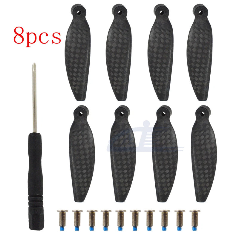 8x Low-Noise Propellers Carbon Fiber Blade Props For DJI Mavic Mini 2 SE Drone