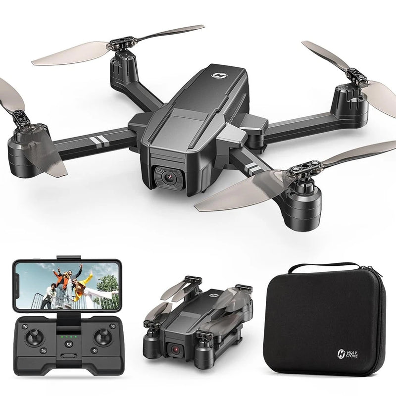 Holy Stone HS440 Foldable FPV Drone with 1080P WiFi 14 years and up, Red