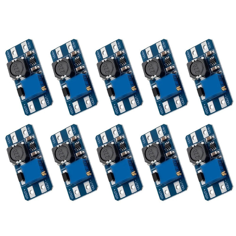 10pcs Adjustable DC to DC Boost Power Converter 2V-24V Input to 5V-28V