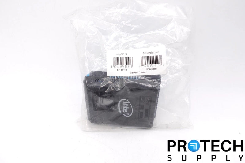 Drone enclosure box in clear sealed plastic bag, black