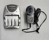 RadioShack AA/AAA battery charger with flip cover and power adaptor cord