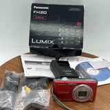 Panasonic LUMIX DMC-FH20 Digital Camera /Red *FLAW Read Description