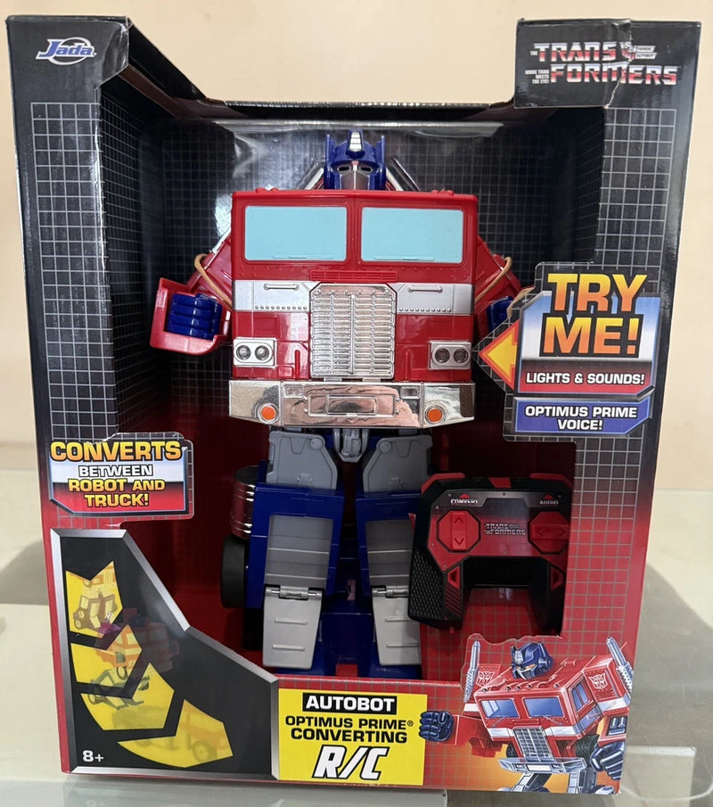 Jada Toys ¨C Transformers Optimus Prime Converting RC Vehicle ¨C Truck to Robot Converter
