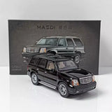 MASDI 1/64 Scale Cadillac Escalade 2005 SUV Black Diecast Car Model Toy Gift