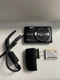 FUJIFILM FINEPIX JX660 Black Compact Digital Camera Tested Working Japan