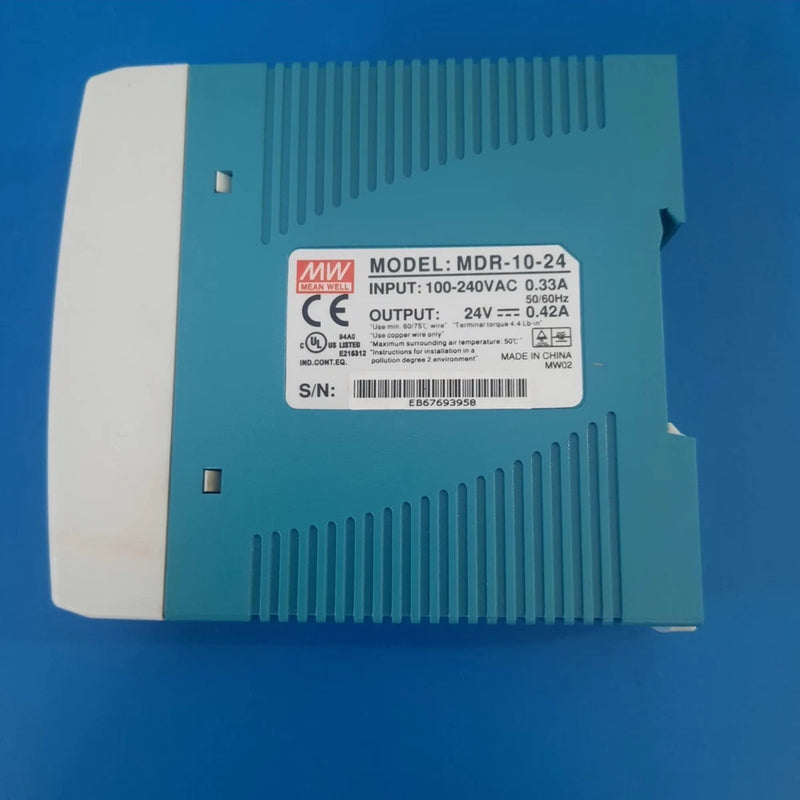 NEW Mean Well MDR-10-24 DIN Rail Power Supply ?C 24V 0.42A 10W ?C Industrial Grade