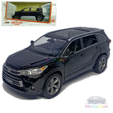 1:32 Toyota Highlander Model Car Alloy Diecast Toy Vehicle Collection Gift Black Battery