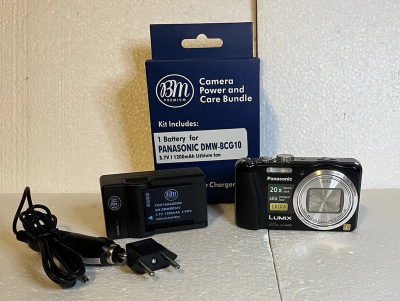 Panasonic Lumix DMC-ZS19 Digital Camera 20x Zoom ForParts(System Error Zoom Read