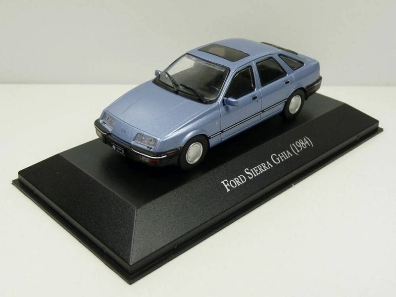 1984 Ford Sierra Ghia - Metallic Blue - 1/43 Diecast Model Car Altaya