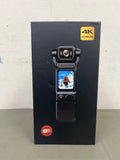 4K Vlogging Camera Mini Action Camera 180?? Rotating Pocket Body Cam with Audio &