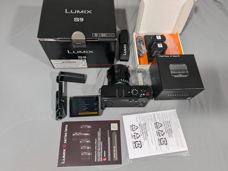 Panasonic LUMIX S9 Mirrorless Camera, 24.2MP Full Frame with Grip and 40mm lens