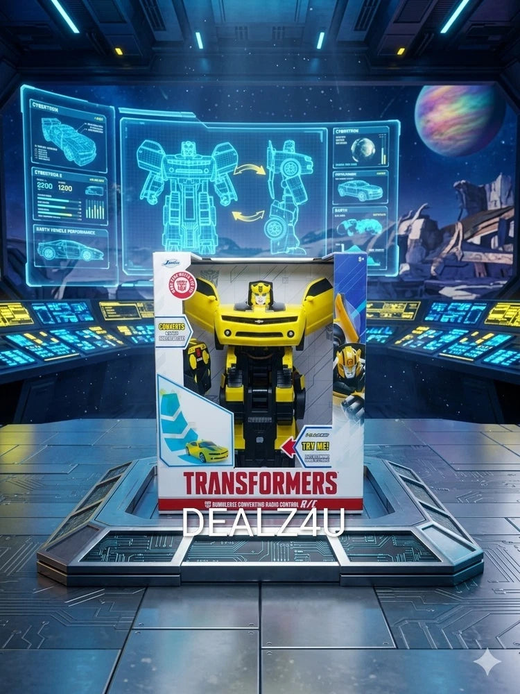 TRANSFORMERS 2026 BUMBLEBEE CONVERTING RADIO CONTROL R/C CAR JADA NEW Converter