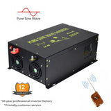 5000W Pure Sine Wave Power Inverter 48V to 110/220V Truck Remote Control