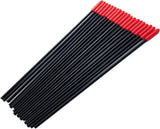 Soft Plastic Protection 2.4-G Antenna Tube with Caps Red for FPV Receiver for Fr