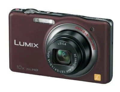 Panasonic Lumix SZ7 Digital Camera 10x Zoom Brown Compact From Japan