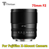 TTArtisan 75mm F2 Auto Focus Full Frame Prime Lens For Fujifilm X-Mount Camera