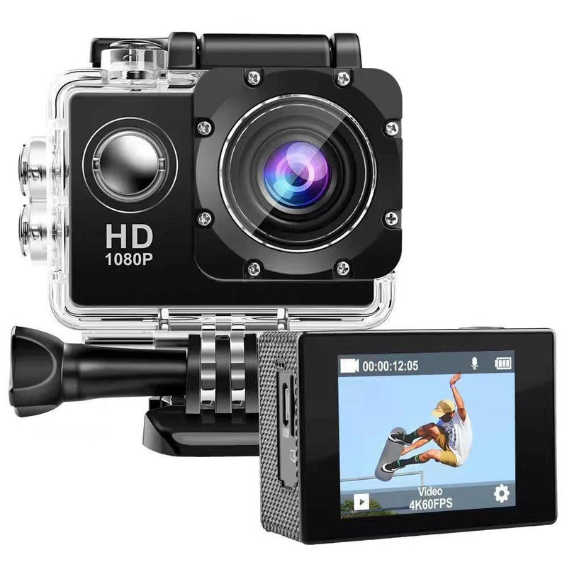Proscan Waterproof Action Camera 1080P Rugged Sports Camera Waterproof Full HD