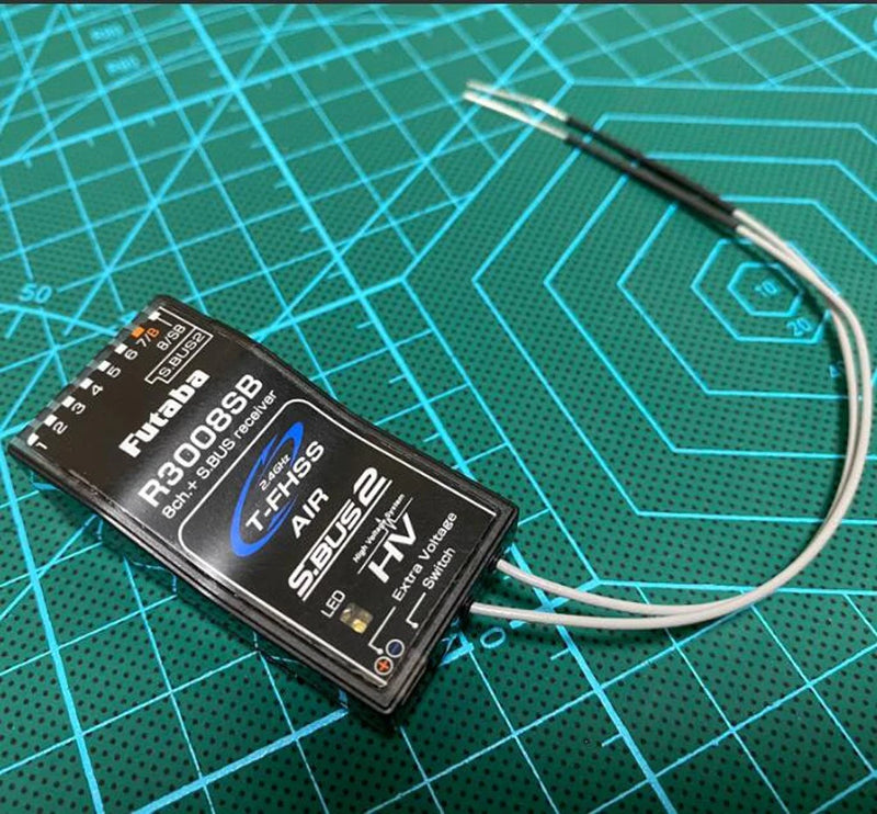 Futaba R3008SB 8CH 2.4G FASST Receiver For RC Helicopter  Aircraft Racing Drone